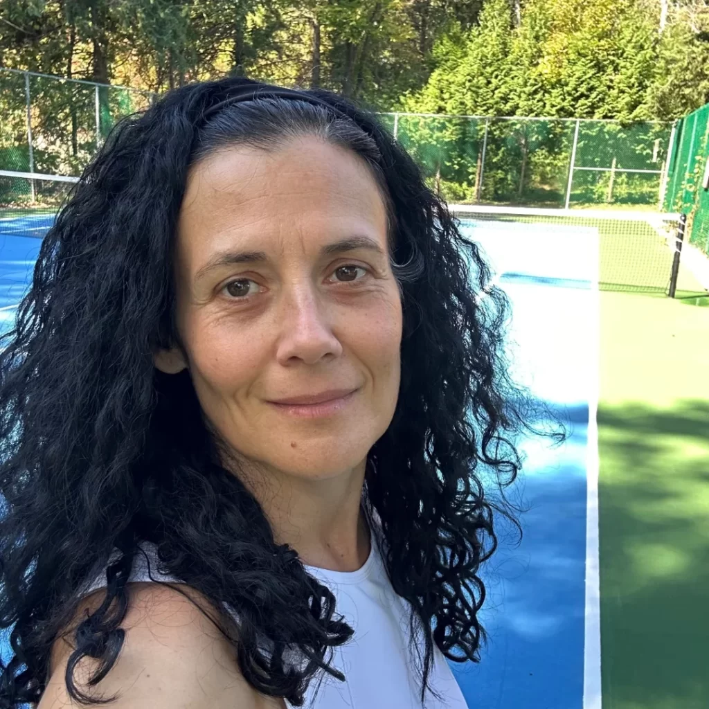 topspin tennis burlington stefania coach